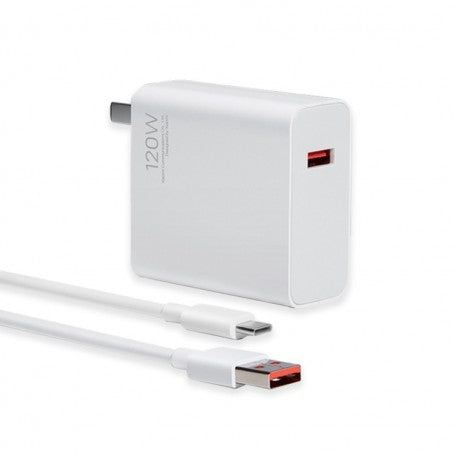 Cargador Xiaomi GaN 120W + cable USB – Smart Technology