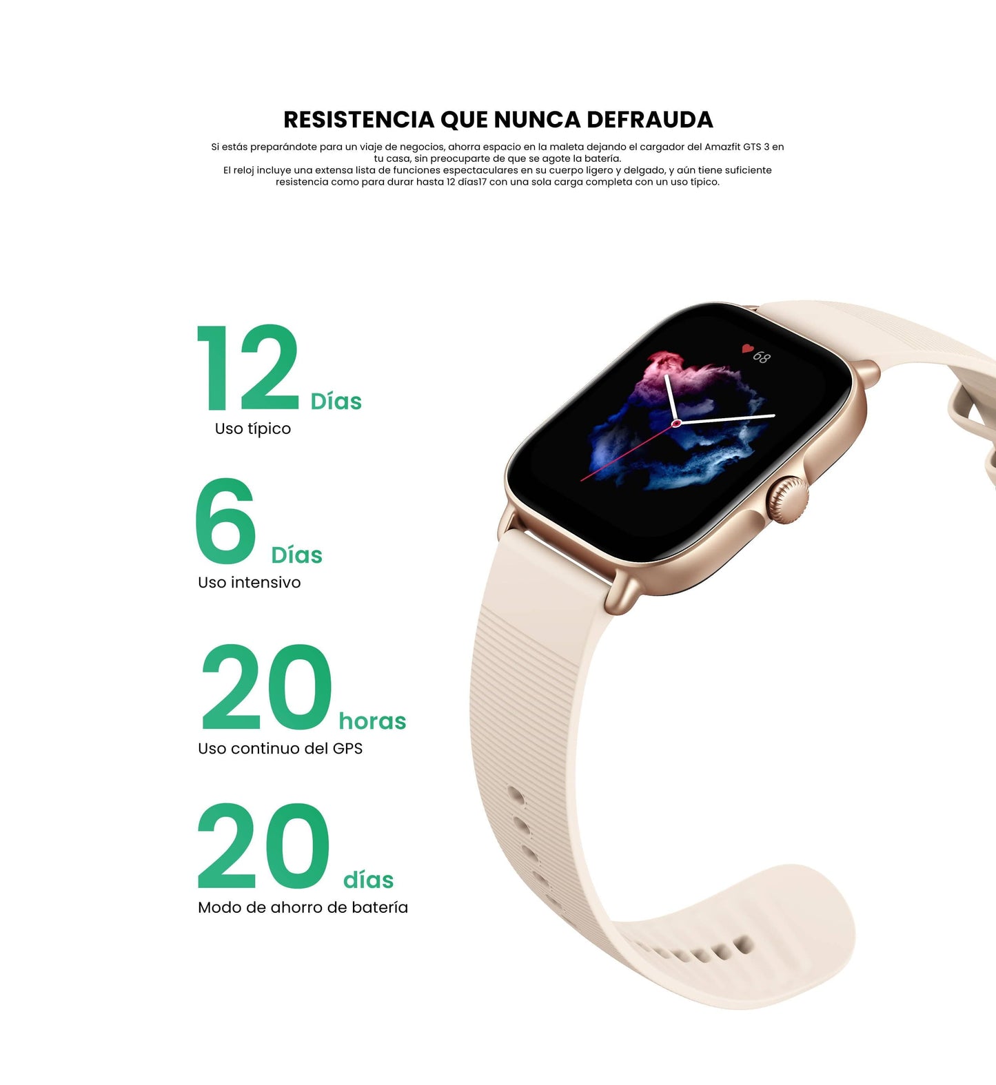 Amazfit GTS 3 Smart Technology