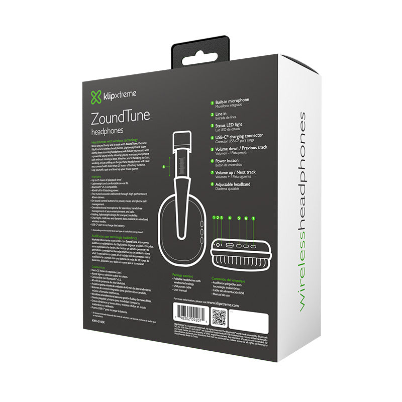 Audífonos Bluetooth ZoundTune