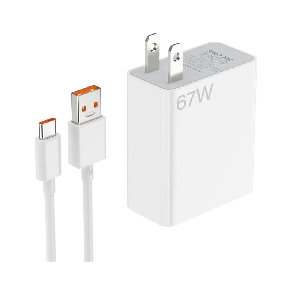 Cargador Xiaomi 67W + cable USB