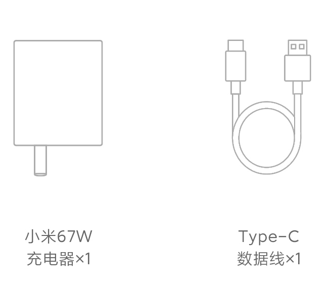 Cargador Xiaomi 67W + cable USB