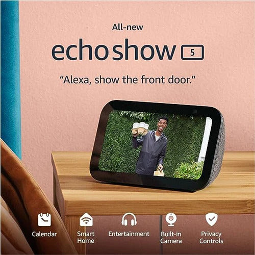 Echo Show 5 (3ra Gen, 2023)】 Pantalla Compacta y Control Inteligente