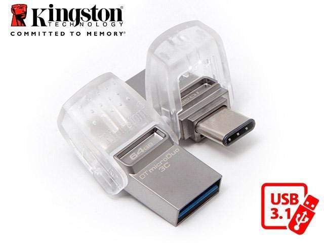 Flash Drive 32GB Kingston Datatraveler Microduo 3c Kingston