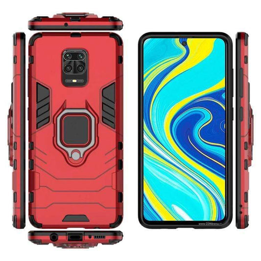 Funda Ring p/ Redmi Note 9S - 9 Pro Red Smart Technology